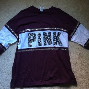 Victoria’s Secret PINK Sequin Long Sleeve top